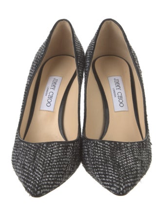 Jimmy Choo Tweed Pattern Pumps