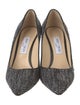 Jimmy Choo Tweed Pattern Pumps