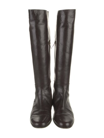 Jimmy Choo Leather Riding Boots