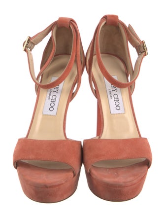 Jimmy Choo Suede D'Orsay Pumps