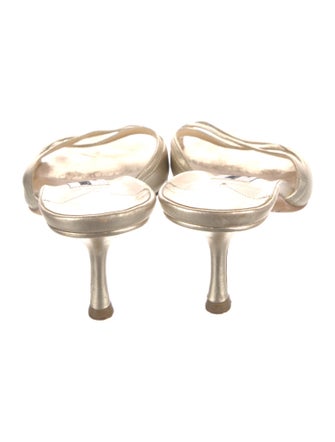 Jimmy Choo Leather Slides