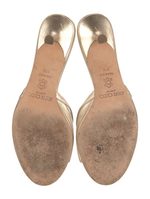 Jimmy Choo Leather Slides