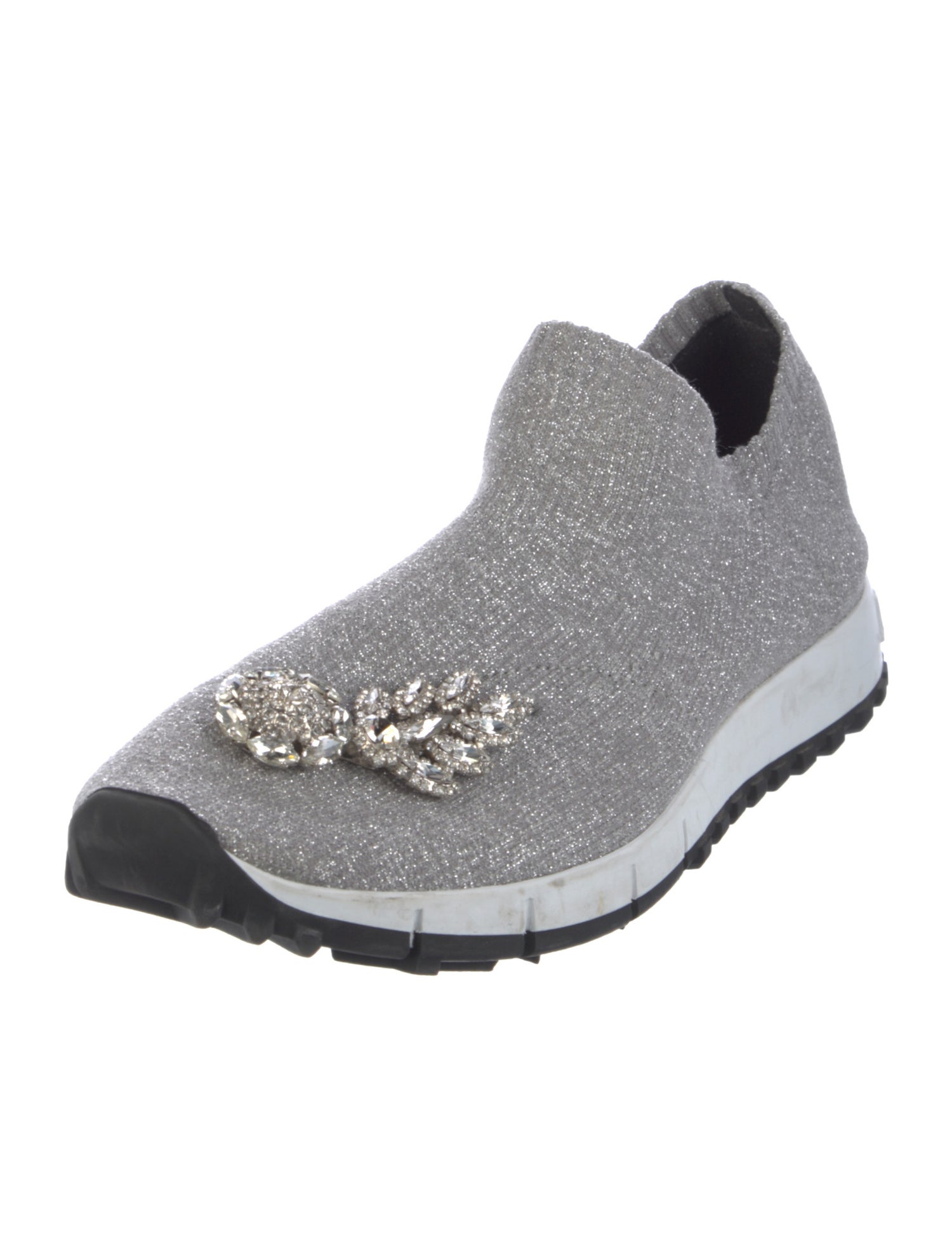 Jimmy Choo Crystal Embellishments Sneakers