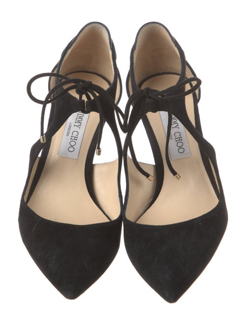 Jimmy Choo Suede T-Strap Pumps