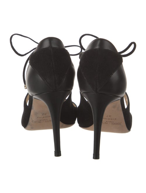 Jimmy Choo Suede T-Strap Pumps