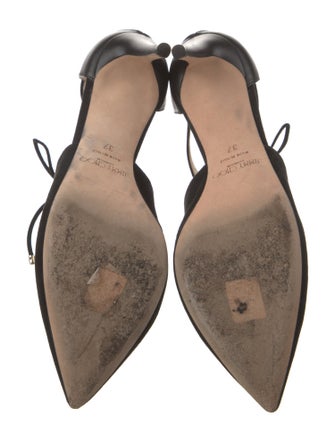 Jimmy Choo Suede T-Strap Pumps