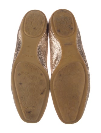 Jimmy Choo Glitter Glitter Accents Ballet Flats