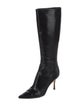 Jimmy Choo Embossed Leather Boots