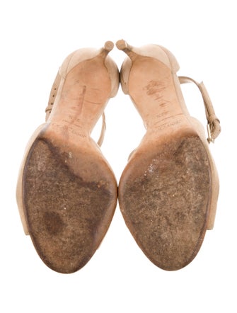 Jimmy Choo Suede T-Strap Sandals