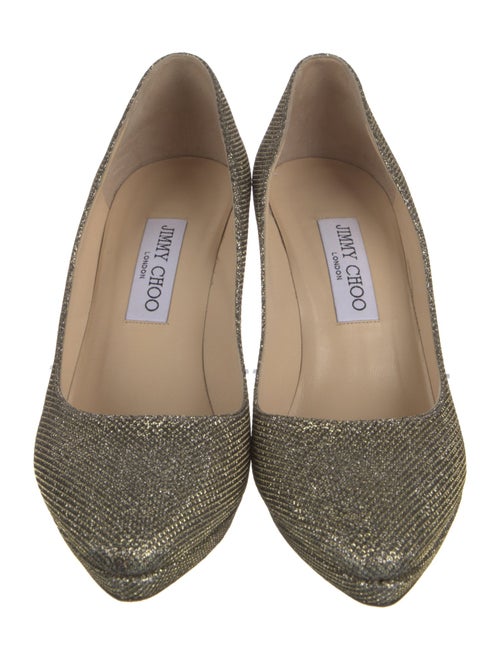 Jimmy Choo Glitter Glitter Accents Pumps