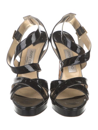 Jimmy Choo Patent Leather Sandals