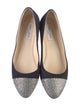 Jimmy Choo Suede Crystal Embellishments Flats