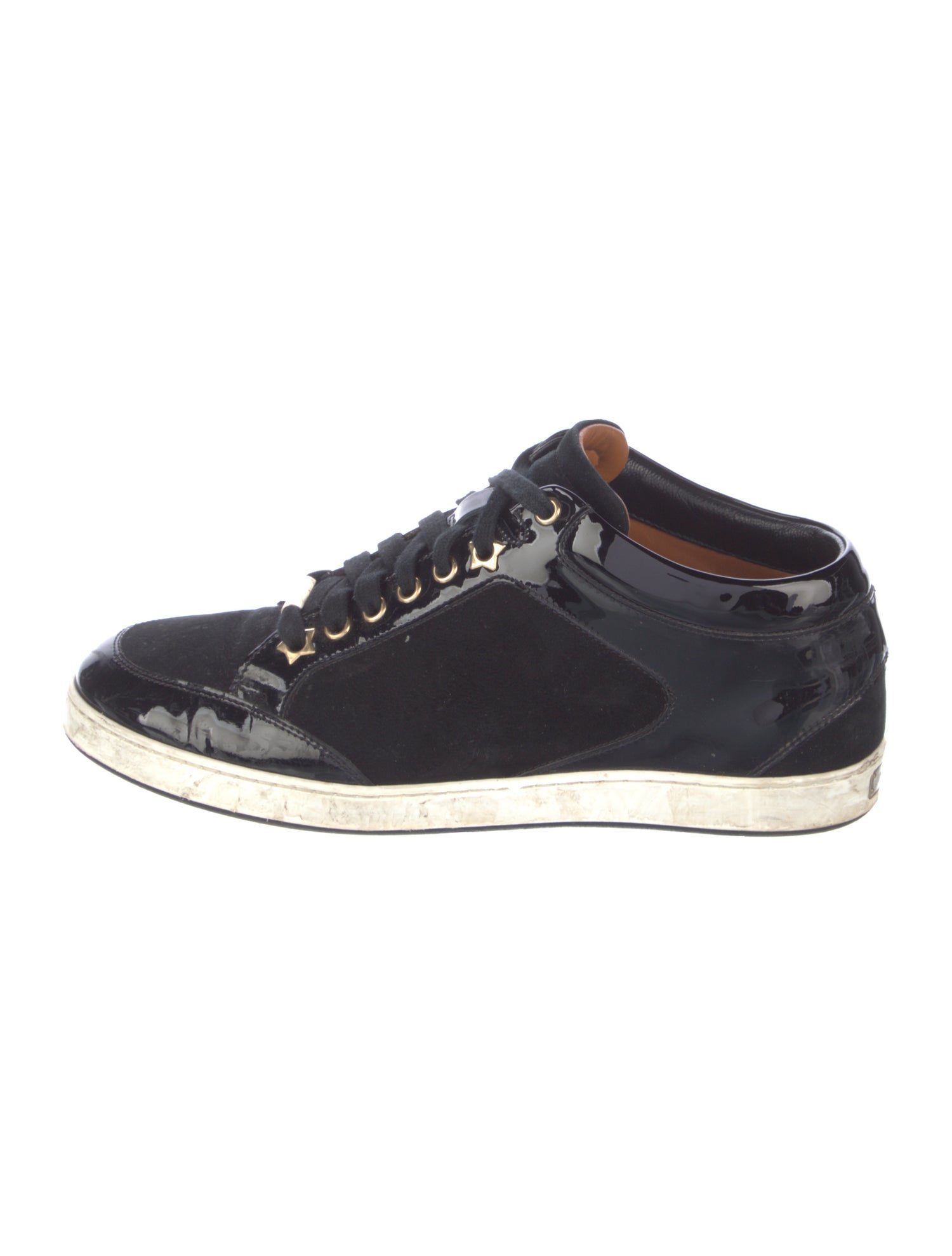 Jimmy Choo Suede Printed Sneakers