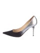 Jimmy Choo Suede Colorblock Pattern Pumps