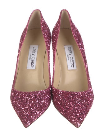 Jimmy Choo Glitter Pumps