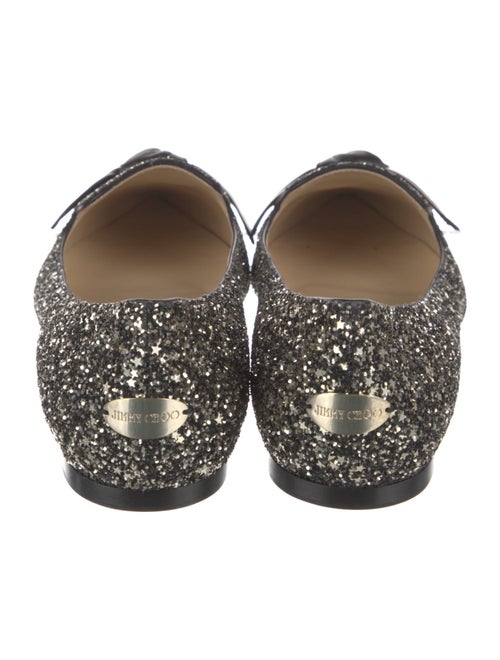Jimmy Choo Glitter Glitter Accents Loafers