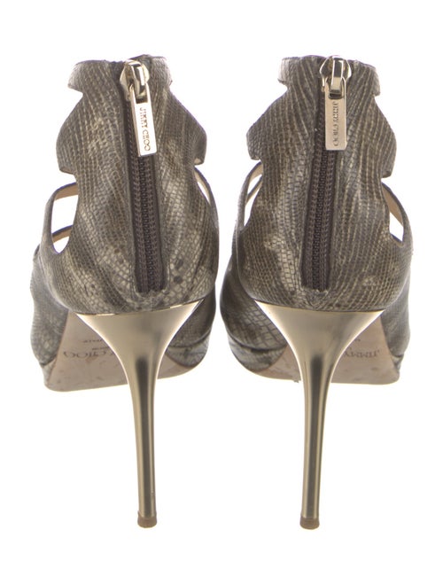 Jimmy Choo Lizard Animal Print Pumps