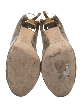 Jimmy Choo Lizard Animal Print Pumps