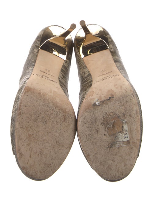 Jimmy Choo Lizard Animal Print Pumps