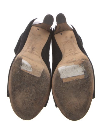 Jimmy Choo Suede Whipstitch Trim Boots