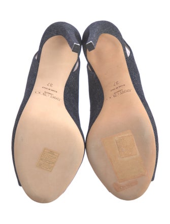 Jimmy Choo Denim Slingback Pumps