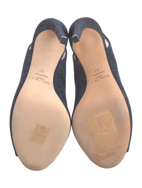 Jimmy Choo Denim Slingback Pumps