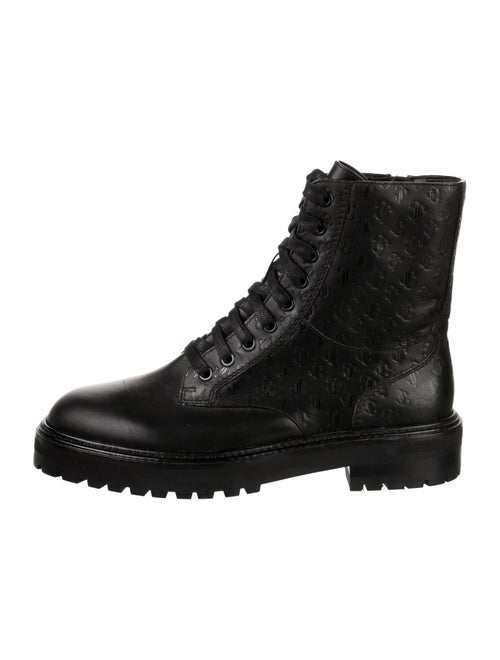 Jimmy Choo Leather Combat Boots