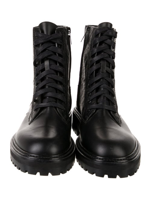 Jimmy Choo Leather Combat Boots