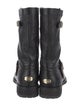 Jimmy Choo Leather Moto Boots