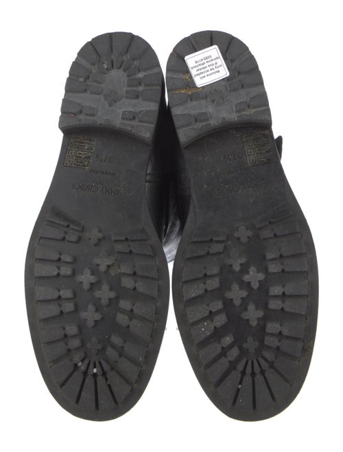 Jimmy Choo Leather Moto Boots