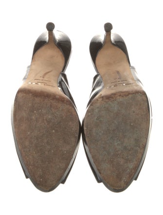 Jimmy Choo Patent Leather Slingback Sandals