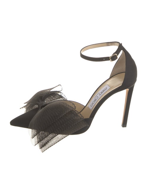 Jimmy Choo Mesh Accents D'Orsay Pumps
