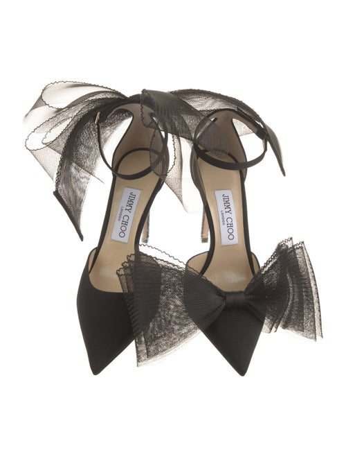Jimmy Choo Mesh Accents D'Orsay Pumps