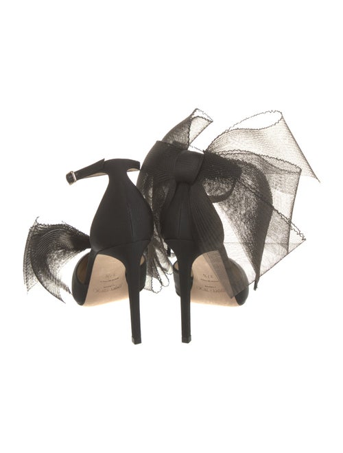 Jimmy Choo Mesh Accents D'Orsay Pumps