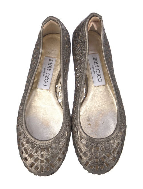 Jimmy Choo Leather Flats
