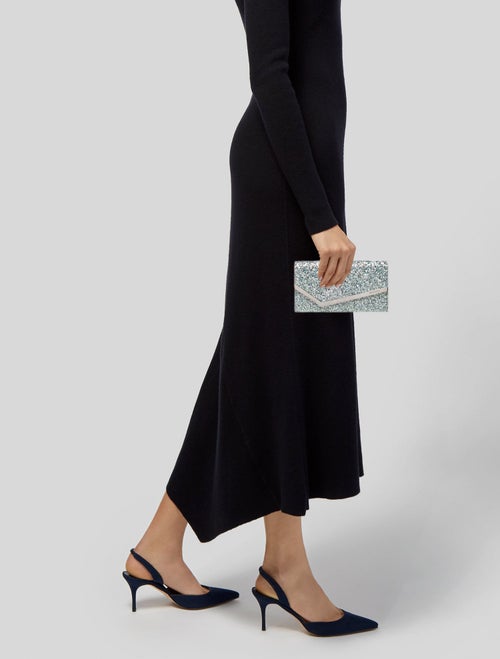 Jimmy Choo Glitter Clutch