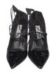 Jimmy Choo Patent Leather Leather Trim Embellishment Pumps