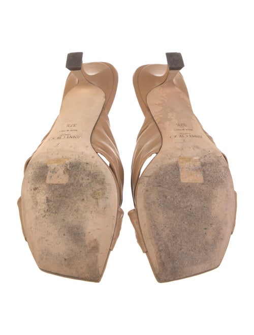 Jimmy Choo Leather Slides