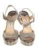 Jimmy Choo Glitter Glitter Accents Sandals
