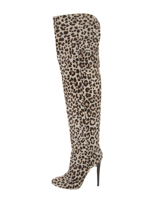 Jimmy Choo Ponyhair Animal Print Boots