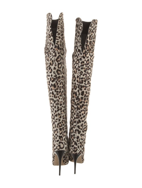 Jimmy Choo Ponyhair Animal Print Boots