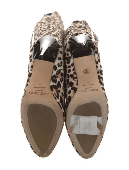 Jimmy Choo Ponyhair Animal Print Boots