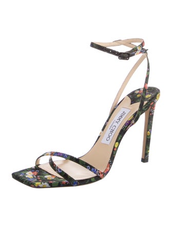 Jimmy Choo Floral Print Sandals