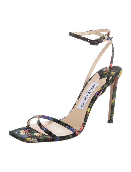 Jimmy Choo Floral Print Sandals