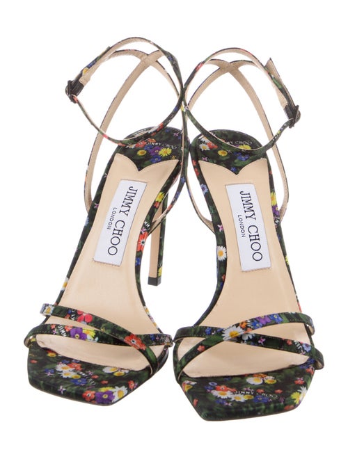 Jimmy Choo Floral Print Sandals