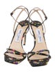 Jimmy Choo Floral Print Sandals