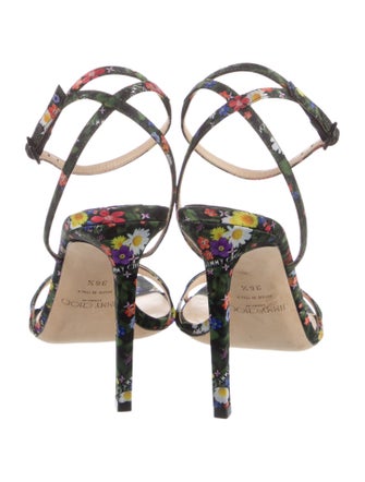 Jimmy Choo Floral Print Sandals