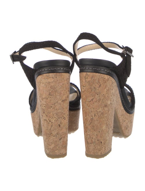 Jimmy Choo Suede Colorblock Pattern Slingback Pumps