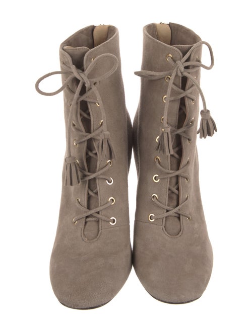 Jimmy Choo Suede Lace-Up Boots