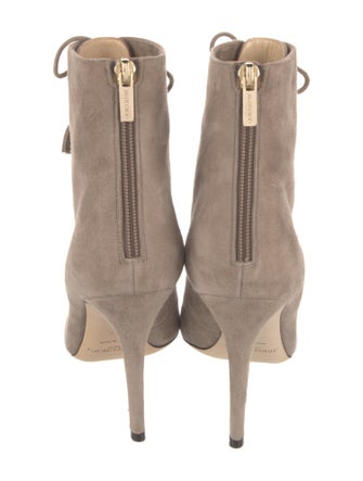 Jimmy Choo Suede Lace-Up Boots